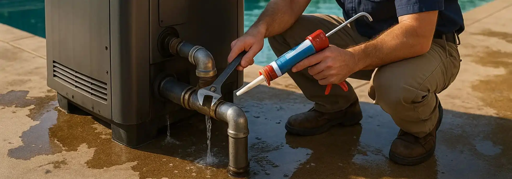  Pool Heater Leak Repair - HVAC Whitby